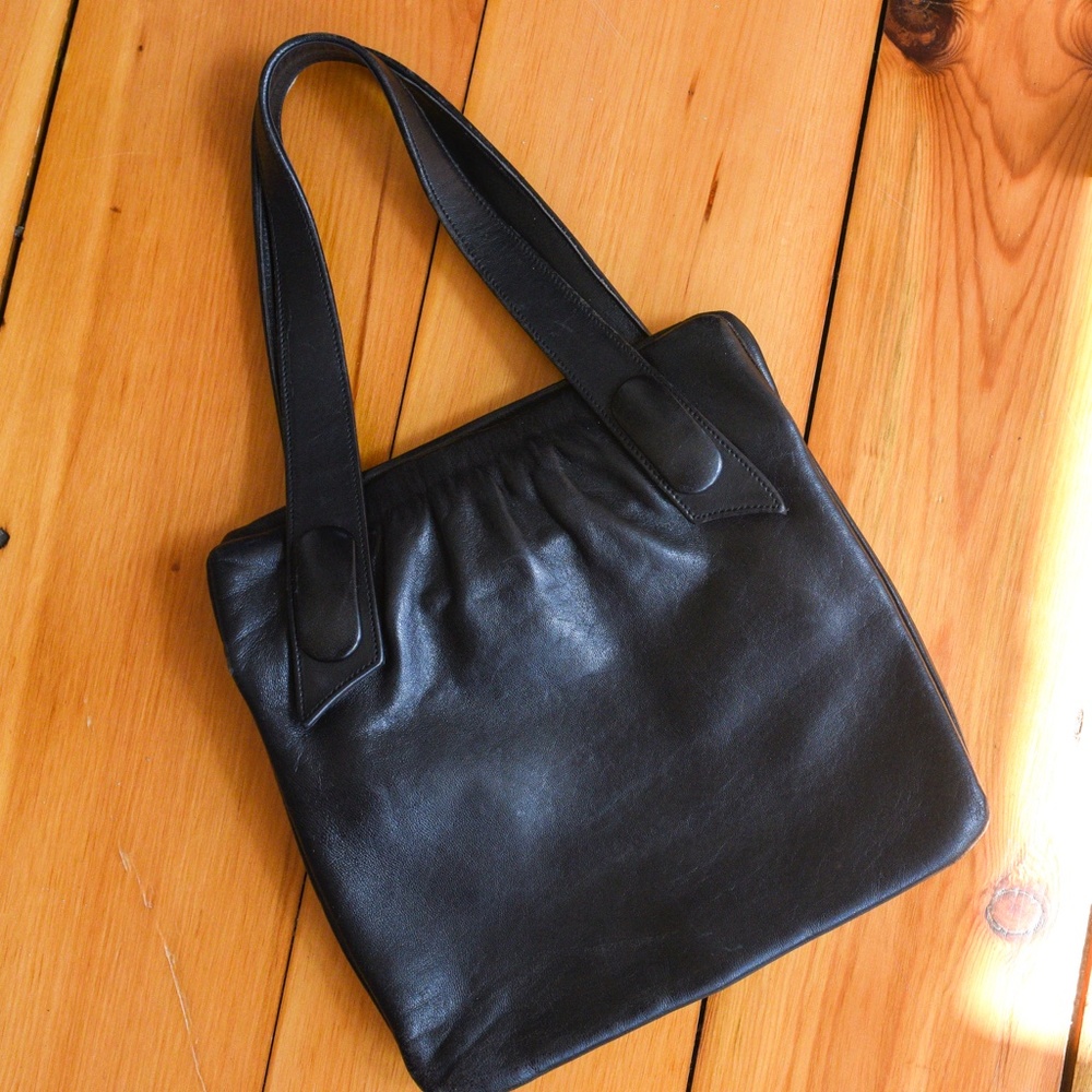 Vintage British designer Jane Shilton leather Bag - Picture 3 of 3